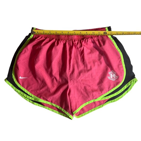 Nike Dri-FIT Running Shorts Women's, L, Pink, Elastic Drawstring Waist Athletic - Picture 3 of 13